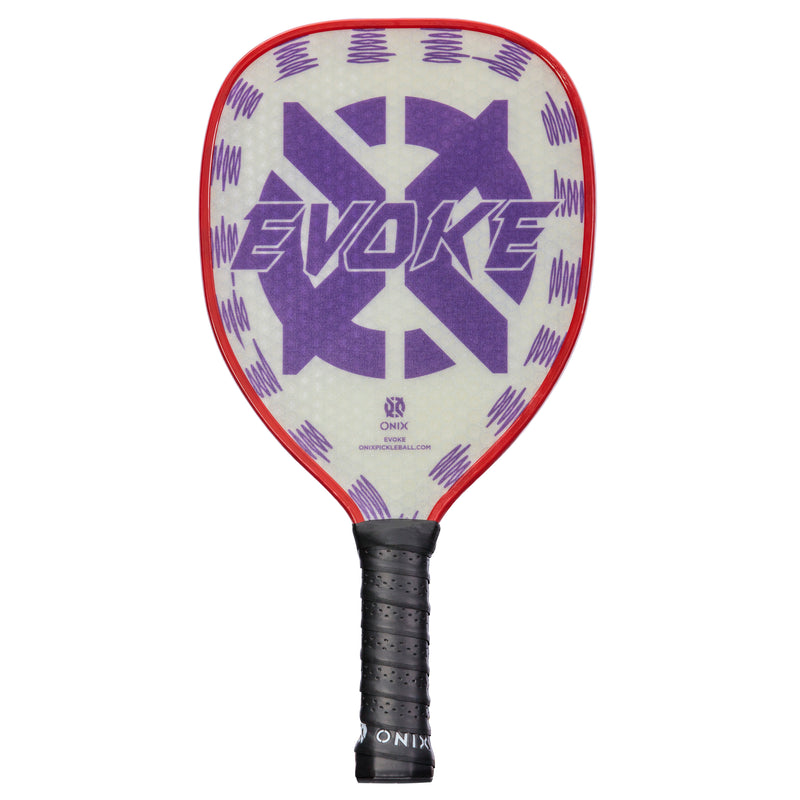 ONIX Composite Evoke Tear Drop Pickleball Paddle - Purple